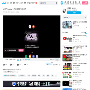 如何把Youtube上的视频下载到本地？_哔哩哔哩_bilibili
