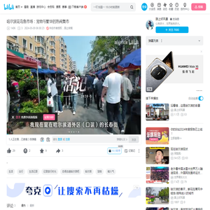 哈尔滨花鸟鱼市场：宠物与繁华的热闹集市_哔哩哔哩_bilibili